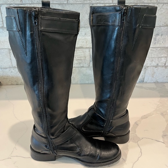 AEROSOLES Tall Black Boots, Size 8 - Picture 5 of 13